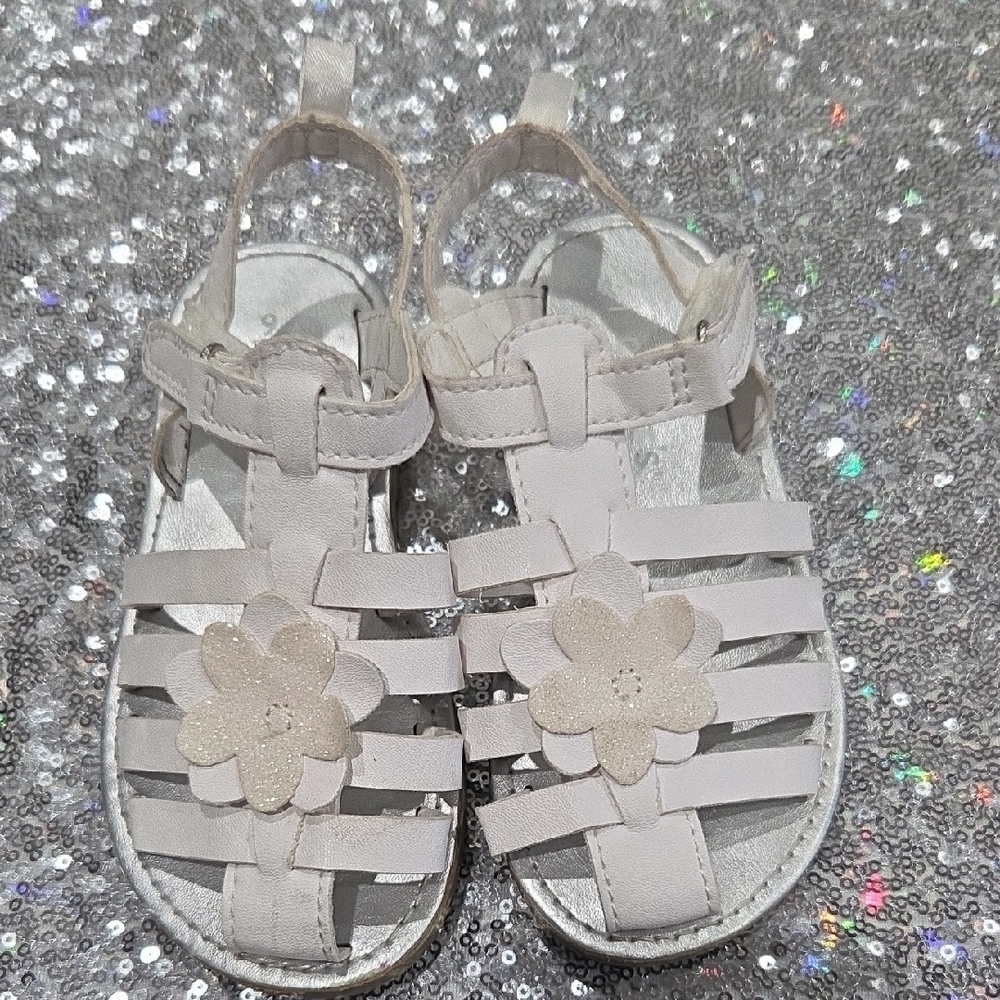 Carter's White Flower Sandals for Kids